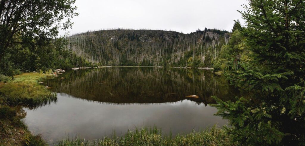 Plešné jezero patří mezi šumavská jezera ledovcového původu.