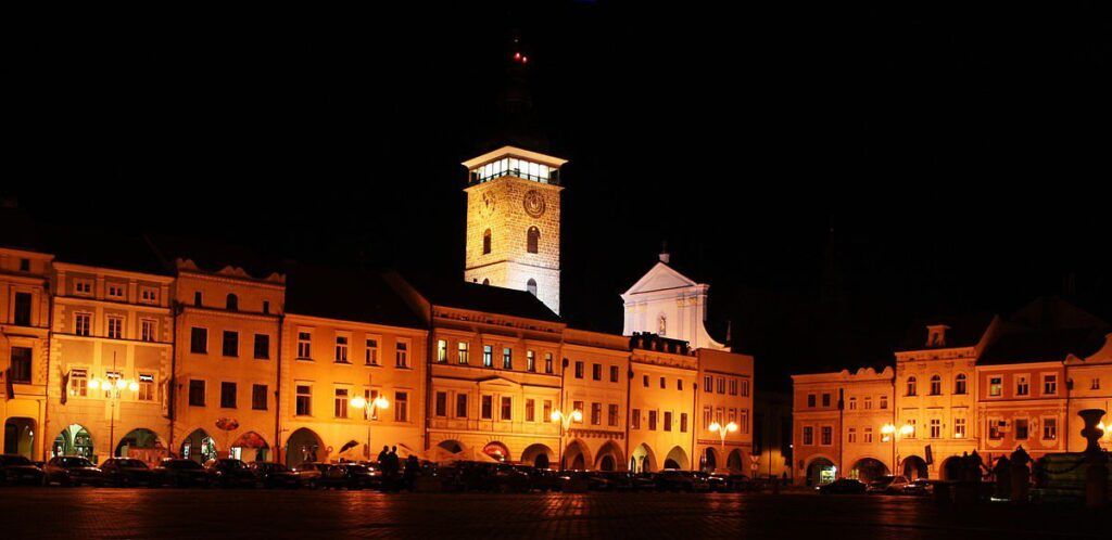 Černá věž je již po několik staletí dominantou Českých Budějovic.